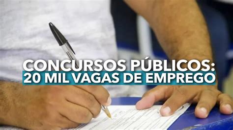 Concursos Públicos No Brasil Reúnem Mais De 20 Mil Vagas De Emprego