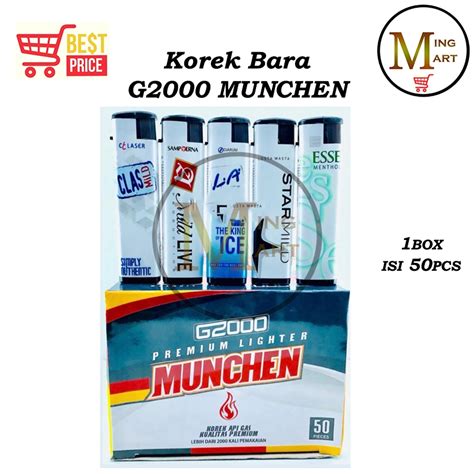 Jual Korek Bara G Munchen Kotak Isi Pcs Shopee Indonesia