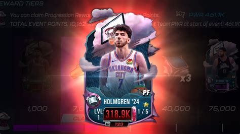 Garnet Rainmakers Chet Holmgren Pf Gameplay Nba K Mobile Youtube