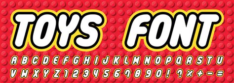 Lego Writing Font