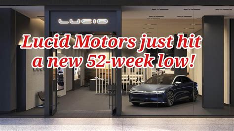 Lcid Stock Alert Lucid Motors Just Hit A New Week Low Youtube