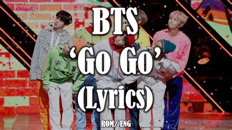 Bts Go Go Go Lyrics Rom Eng Youtube