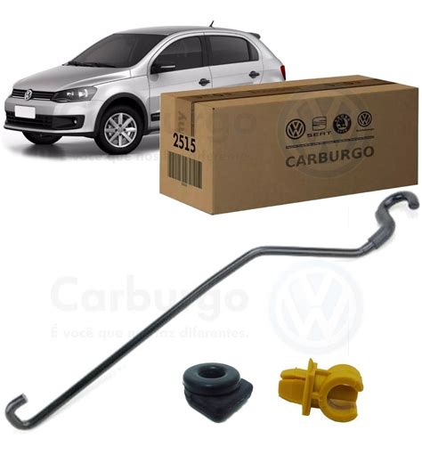 Kit Vareta Haste Capô Presilhas Original Gol Voyage Saveiro CARBURGO