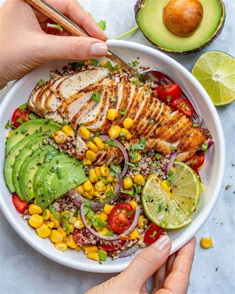 Mexican Grilled Chicken Bowl Recipe Healthy Fitness Meals