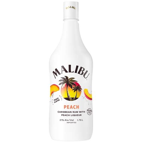 Malibu Peach Rum Goody Goody Liquor