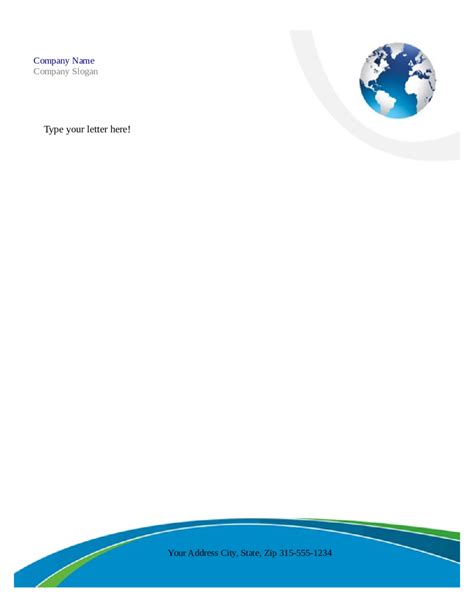 2025 Business Letterhead Templates - Fillable, Printable PDF & Forms ...