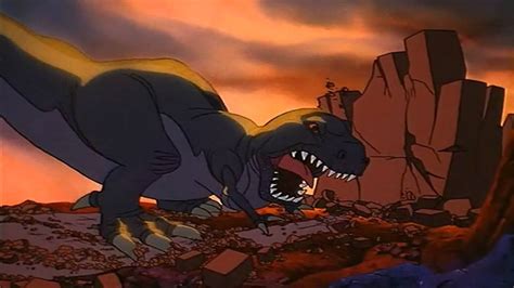 Land Before Time Sharptooth Attack And Earthquake2210 Youtube