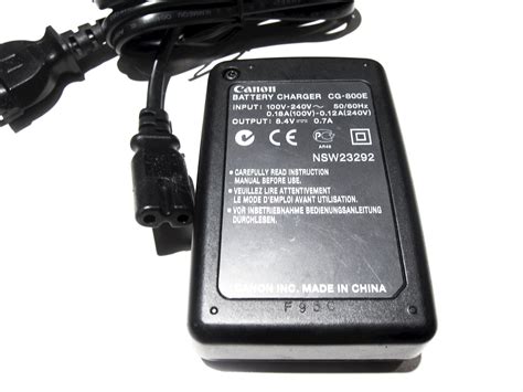 Canon CG-800E — Все зарядные устройства