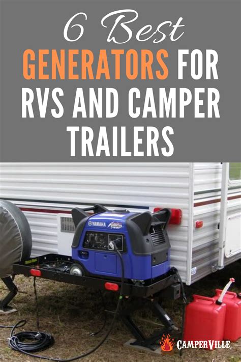 The 6 Best Generators For RVs And Travel Trailers Reviewed