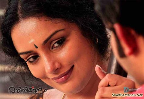 Mallu Actress Swetha Menon Hot Swetha Menon In Rathinirvedam Photos