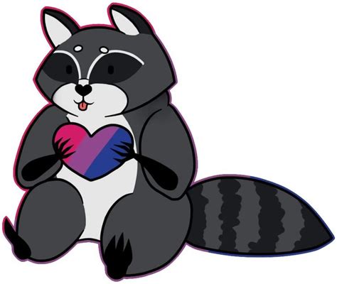 A Bisexual Racoon By Coonkio Queer Art Cool Artwork Art Portfolio