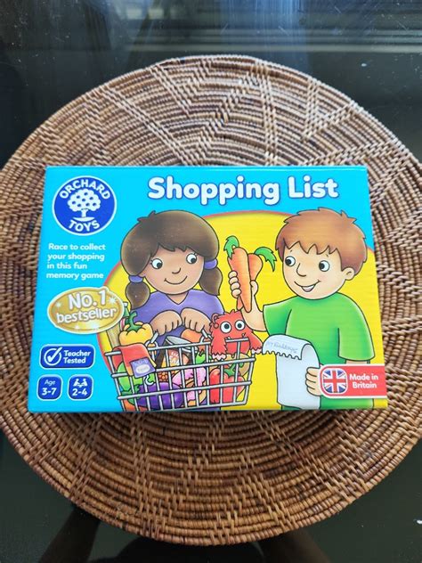 Orchard Toys Shopping List Game Hobbies And Toys Toys And Games On Carousell