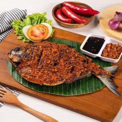 Ikan Bawal Bakar Pedas Dcost