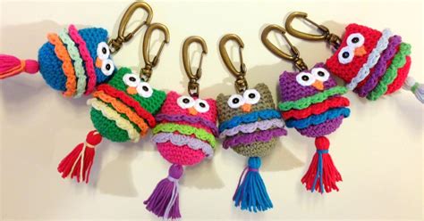 Llaveros Crochet Llavero Tejido Llaveros