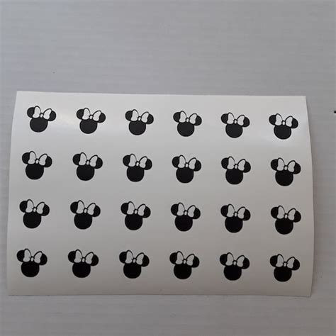 Set Of Mickey Mouse Vinyl Decals Disney Vinyl Decals Etsy