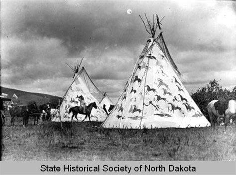 Tipis State Historical Society Of North Dakota Shsnd Standing Rock Sioux Fort Yates N D