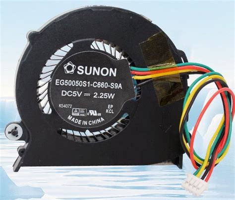 SUNON EG50050S1-C660-S9A 5V 2.25W 4wires Cooling Fan