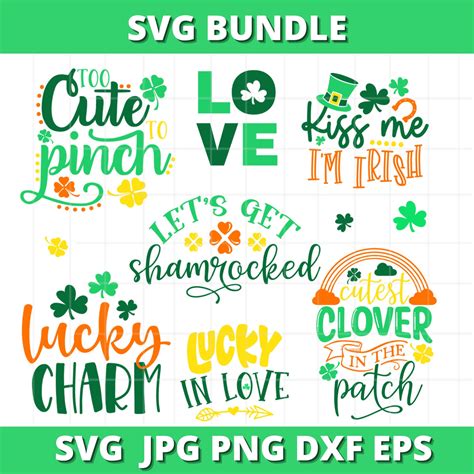 St Patricks Day Svg Cut Files Sweet Red Poppy