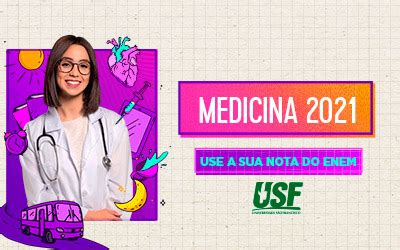 USF tem inscrições abertas para o Vestibular de Medicina 2021 sejabixo