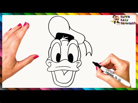 Donald Duck Drawing Step By Step