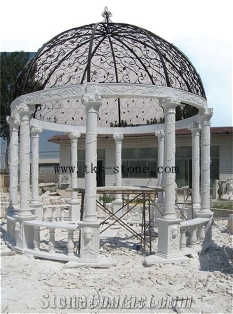 White Marble Garden Gazebo From China StoneContact