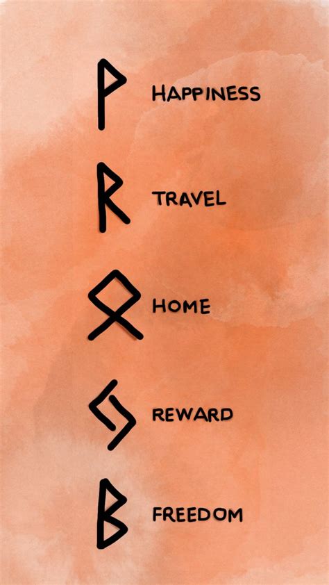 Bind Runes: Happiness, Travel, Home, Reward, Freedom | Runes, Rune ...