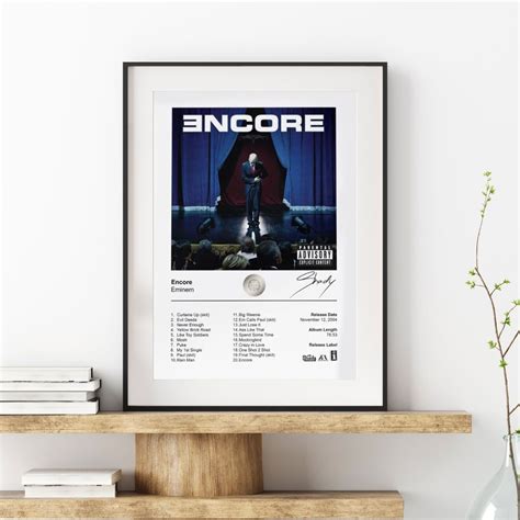 Eminem Poster, Album Cover Poster, Encore Poster sold by Bhutan | SKU ...