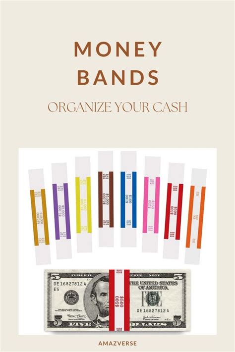 money bands organize your cash book cover