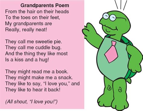 Grandparents Day Poem Printable - Printable Word Searches