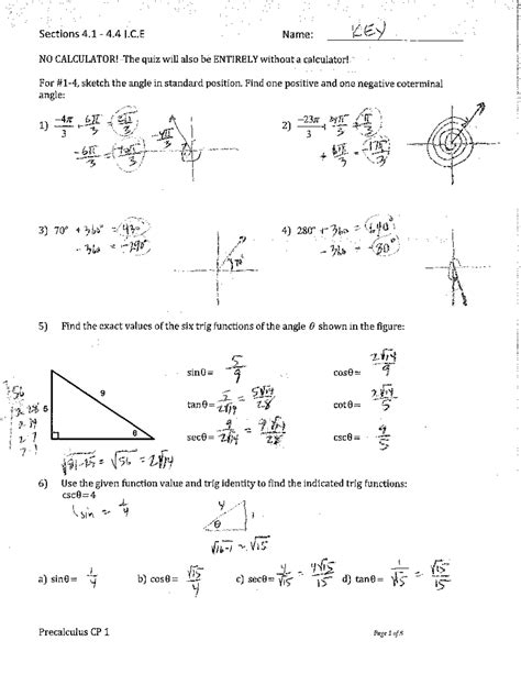 4 - anything you could ever need note answers - Sections 4 4.4.I.C Name