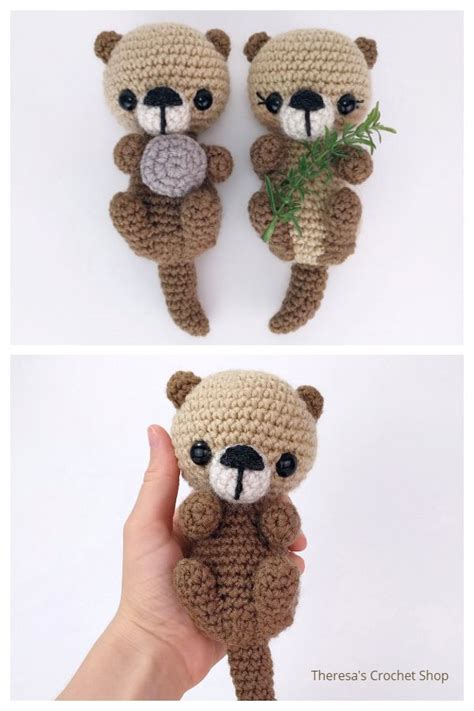 Crochet Sea Otters Amigurumi Free Patterns Diy Magazine Crochet