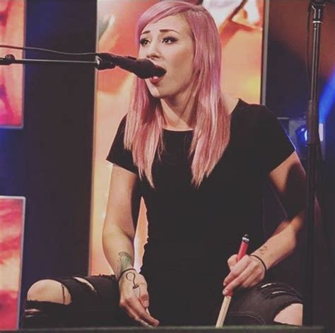 Jen Ledger Skillet Band Female Drummer Jen Ledger