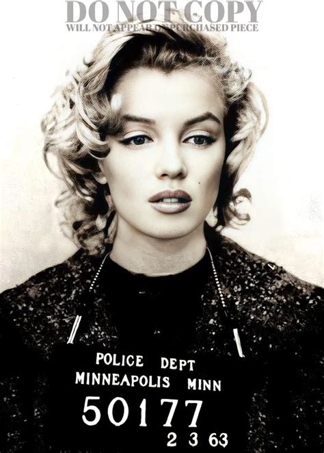 Amazon Marilyn Monroe Mugshot Photograph X Stunning Mug