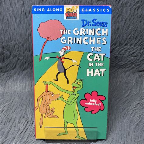 Mavin Dr Seuss The Grinch Grinches The Cat In The Hat Vhs Sing