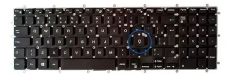 Teclado Dell Inspiron 15 5570 5575 5567 5565 P66f Cn 0hg6x9 Cor Preto