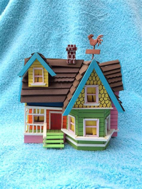 Disney Pixar Up Minature Floating House Wood By Pixiestinythings