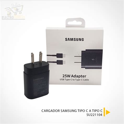 SU221104 CARGADOR SAMSUNG TIPO C A TIPO C DE 25W VENTAS POR MAYOR