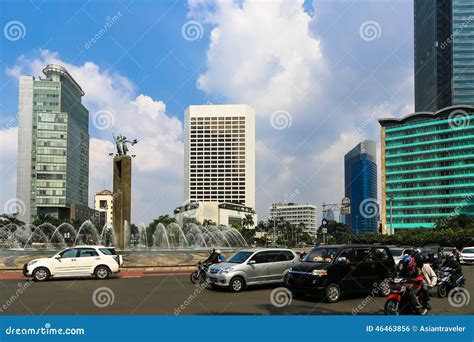 Jakarta Plaza Indonesia stock photo. Image of street - 46463856