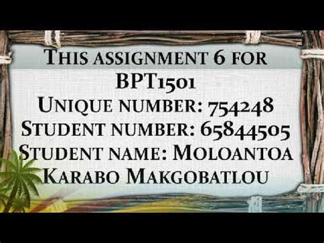 Assignment Bpt Youtube