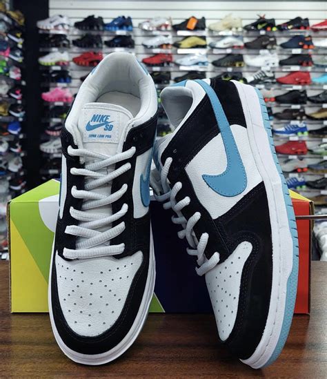 Nike SB Dunk Low Branco Azul Laranja Importado Garantia Start