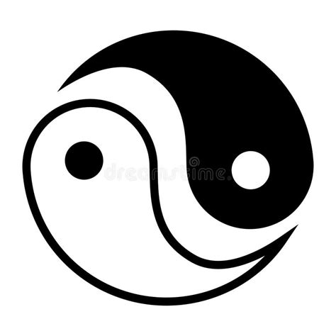 Design Do Cone Do Vetor Do S Mbolo Yin Yang Cone Plano Ilustra O