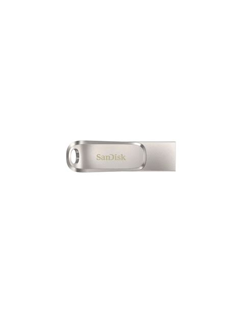 SanDisk Ultra Dual Drive Luxe 64GB Plata - Pendrive Dual USB 3.2 USB C