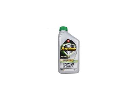 Óleo Lubrificante do Motor Texaco Havoline Pro DS 0W20 API SN 100