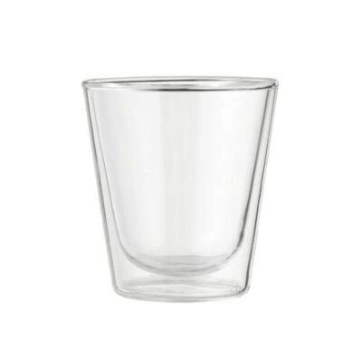 vaso de vidrio doble pared hema 100 ml HEMA México