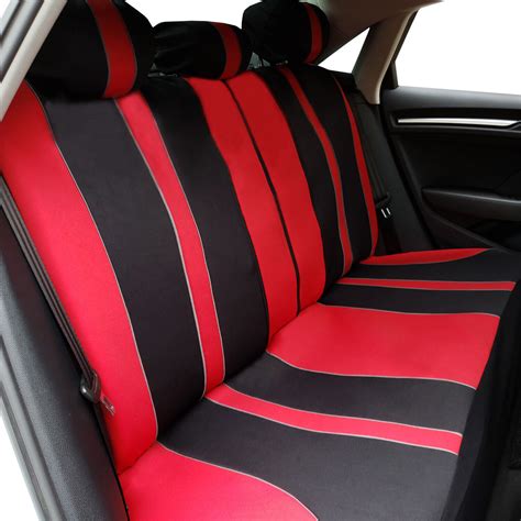 Car Seat Covers For Mg Zs Zst Accessories Protectors 9pcs Set Red Black