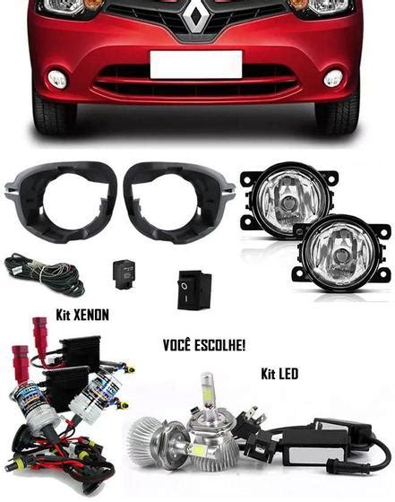 Kit Farol Milha Renault Clio 2013 2014 2015 2016 Xenon Ou LED Suns