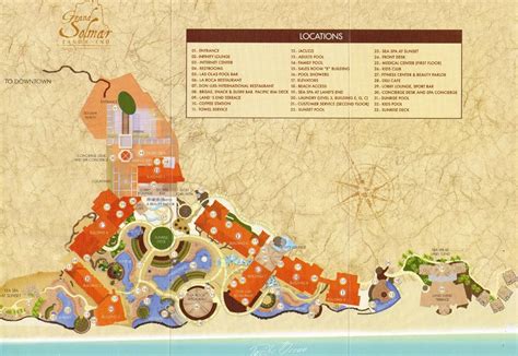 Grand Solmar Land's End Resort and Spa Map (2023 - 2022) - AllMaps ...