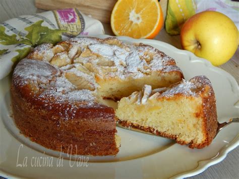 Torta Yogurt Arancia E Mele Senza Uova