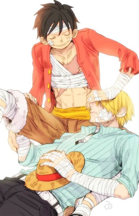 Monkey D Luffy Sanji Vinsmoke Straw Hat Pirates Mugiwaras One Piece