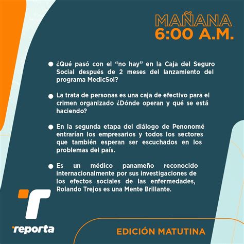 Telemetro Reporta On Twitter La Trata De Personas Es Una Caja De